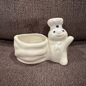 Vintage 1997 Pillsbury Doughboy Poppin' Fresh Ceramic Sponge Holder